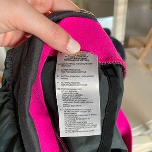 Adidas grey and pink shorts size S